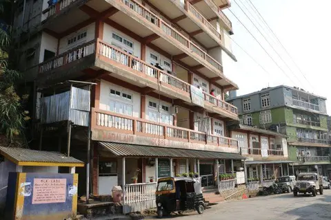 Side View of Hospital